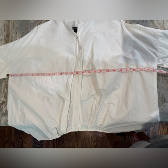 Women’s KAL REIMAN Pleat hem white kimono- Size XS - Picture 7 of 9